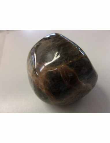 Pierre de lune noire grand galet