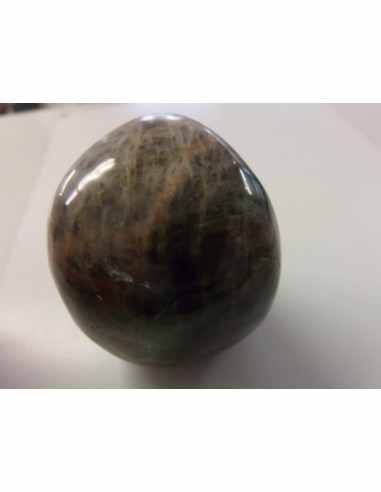 Pierre de lune noire grand galet