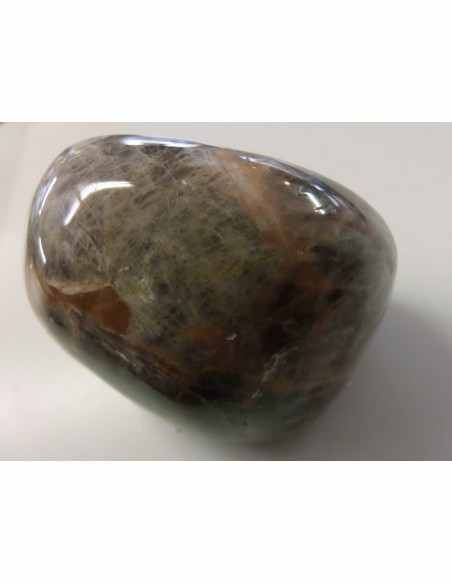 Pierre de lune noire grand galet Pierre de lune noire grand galet