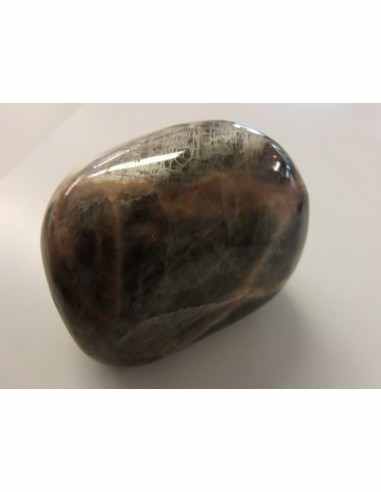 Pierre de lune noire grand galet