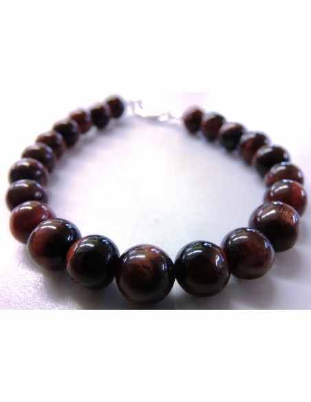 Oeil taureau 8mm bracelet