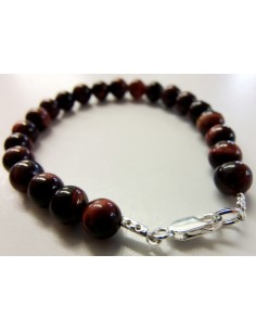 Oeil taureau 8mm bracelet 2