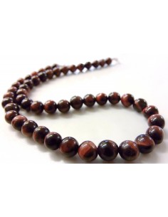 Oeil de taureau 8mm collier 2