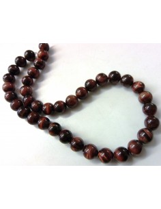 Oeil de taureau 10mm collier