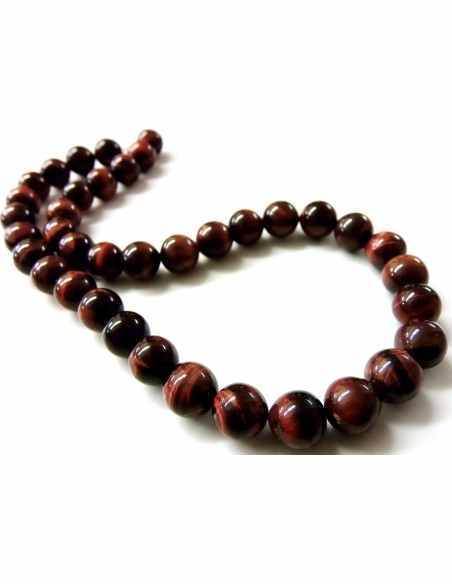 Oeil de taureau 10mm collier Oeil de taureau 10mm collier