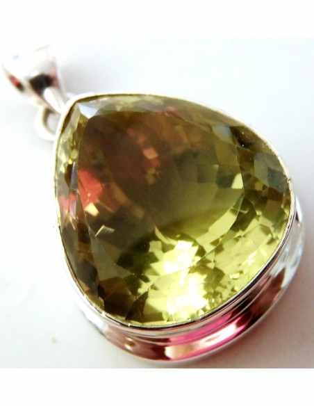 Topaze imperiale gemme pendentif Topaze imperiale gemme pendentif