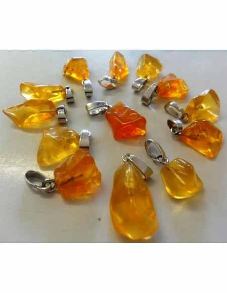 Opale de feu en pendentif Opale de feu en pendentif