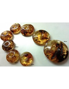 Donuts en ambre 22mm 2