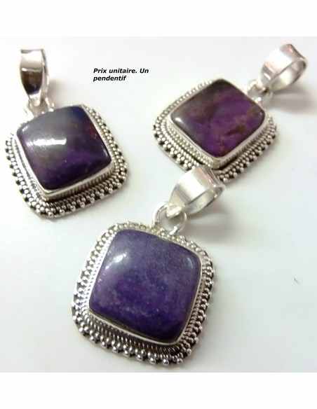Pendentif Sugilite argent