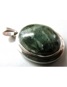Seraphinite montée en argent