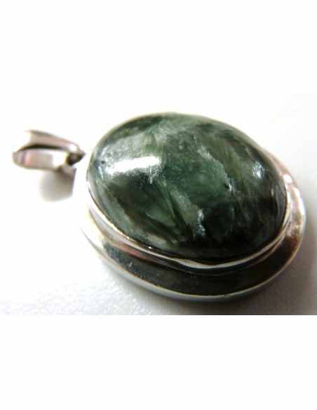 Seraphinite montée en argent Seraphinite montée en argent