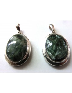 Seraphinite montée en argent 2