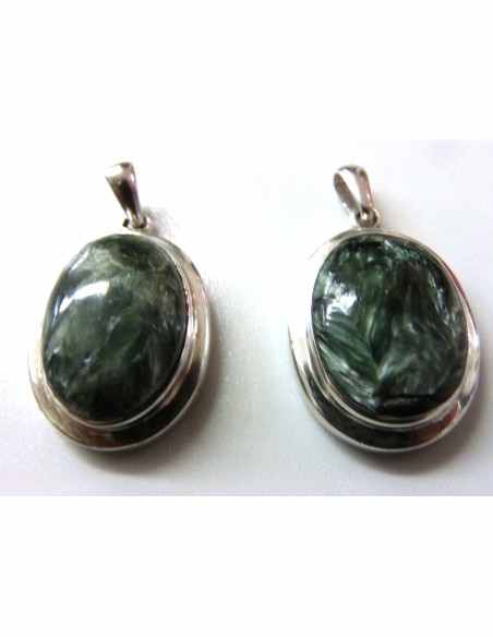 Seraphinite montée en argent Seraphinite montée en argent