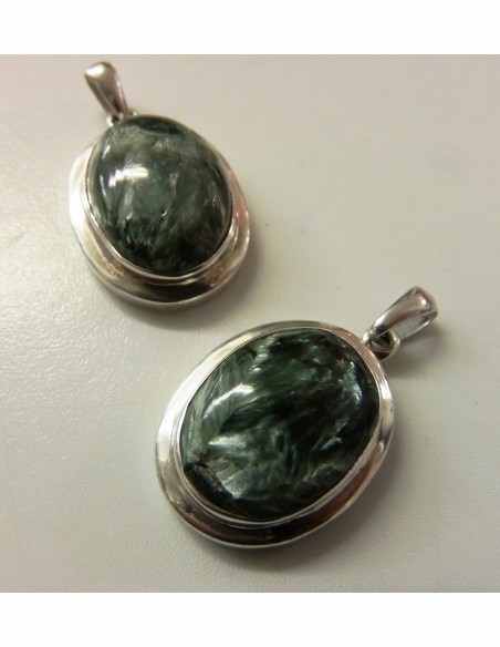 Seraphinite montée en argent Seraphinite montée en argent