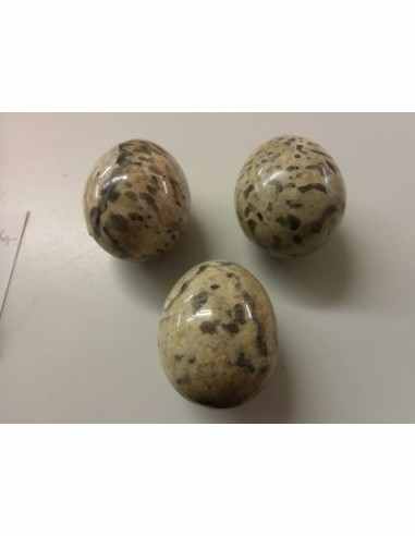 Oeuf en corail fossilisé 46mm