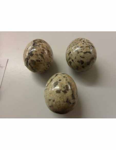 Oeuf en corail fossilisé 46mm Oeuf en corail fossilisé 46mm