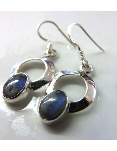 Labradorite boucles oreilles