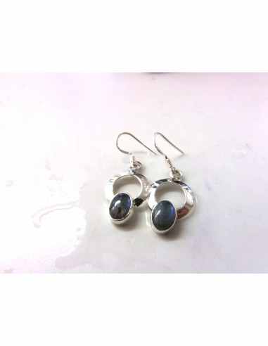 Labradorite boucles oreilles