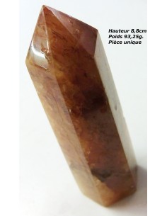 Quartz amphibole ange rutilé pointe