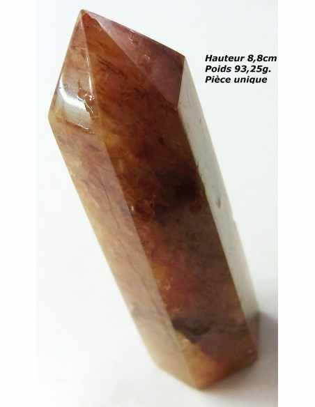 Quartz amphibole ange rutilé pointe Quartz amphibole ange rutilé pointe