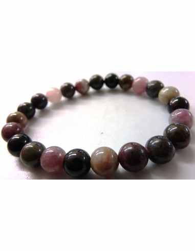 Bracelet tourmalines 5mm