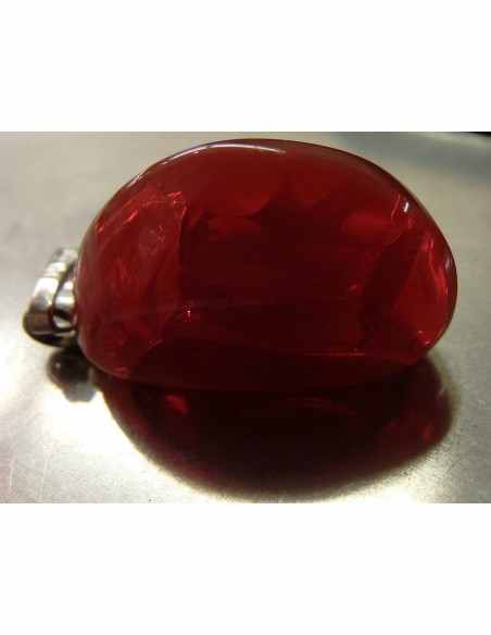 Opale de feu pendentif, Magnifique Opale de feu pendentif, Magnifique