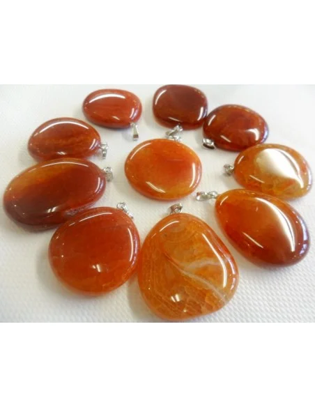 Agate de feu en pendentif