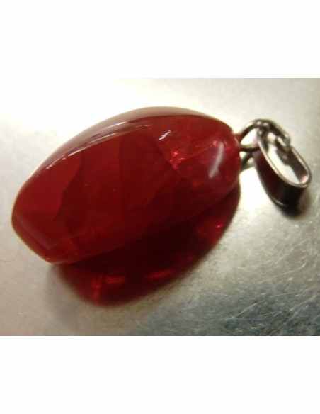 Opale de feu pendentif, Magnifique Opale de feu pendentif, Magnifique