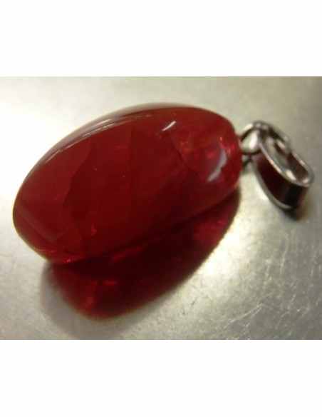 Opale de feu pendentif, Magnifique Opale de feu pendentif, Magnifique