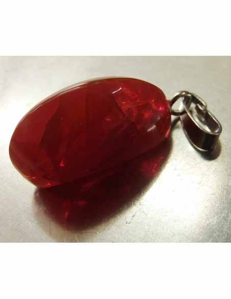 Opale de feu pendentif, Magnifique Opale de feu pendentif, Magnifique