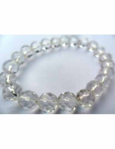 Bracelet en cristal de roche 0,8cm