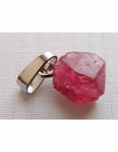 Spinelle rouge 3 octaèdres pendentif
