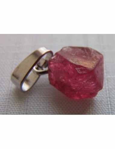 Spinelle rouge 3 octaèdres pendentif