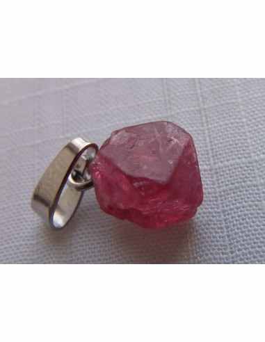 Spinelle rouge 3 octaèdres pendentif
