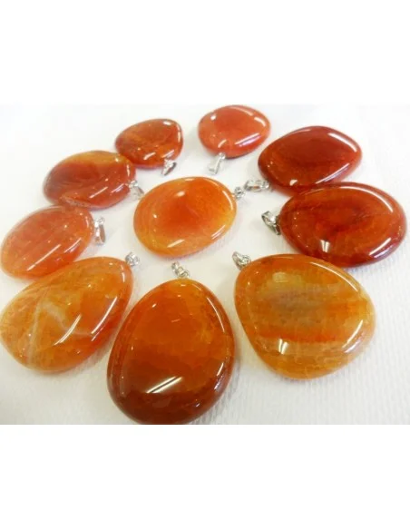 Agate de feu en pendentif