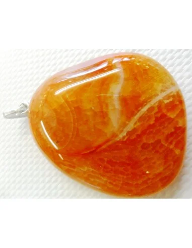 Agate de feu en pendentif