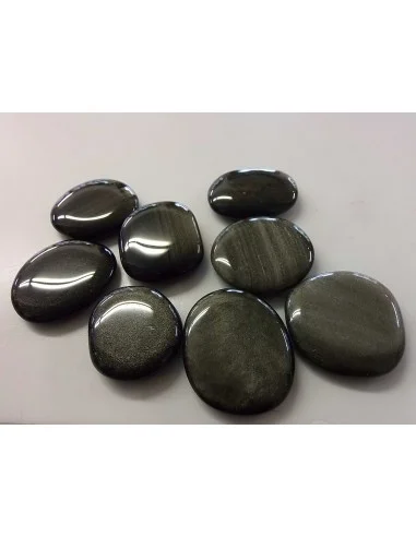 Obsidienne doré galet