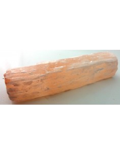 Bâton selenite orange brute