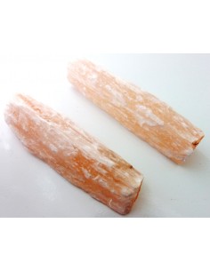 Bâton selenite orange brute 2