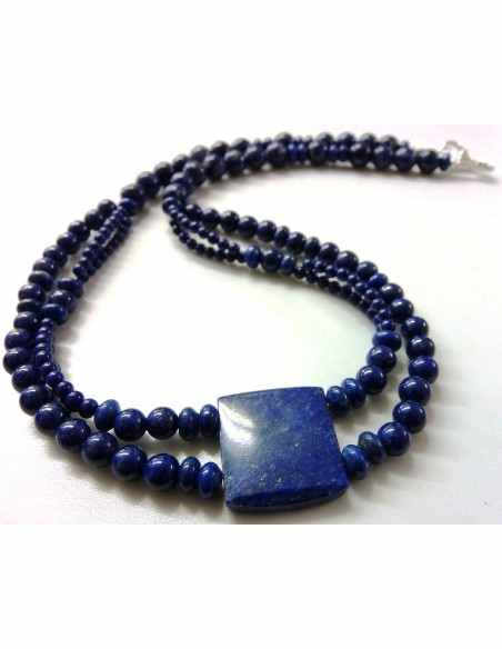 Collier lapis lazuli magnifique creation Collier lapis lazuli magnifique creation