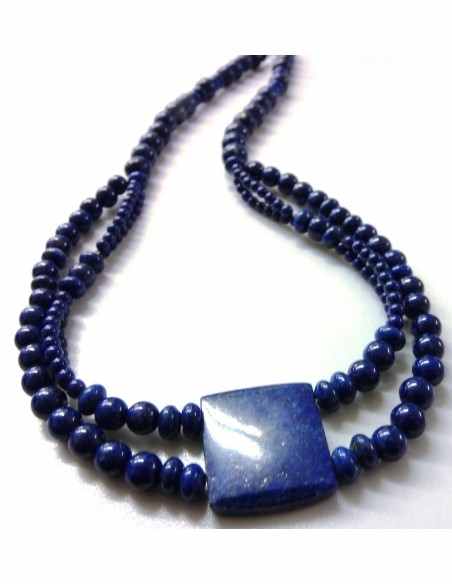 Collier lapis lazuli magnifique creation Collier lapis lazuli magnifique creation