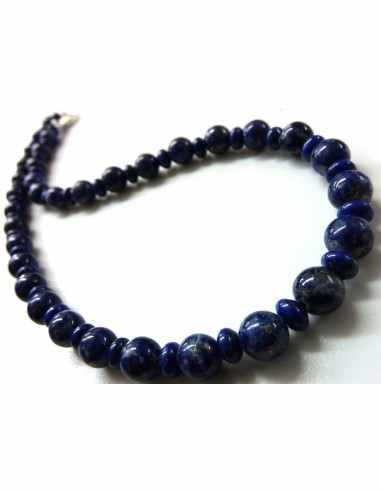 Collier lapis lazuli creation
