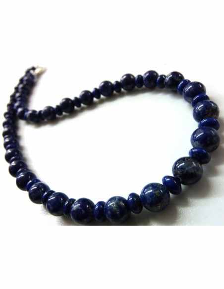 Collier lapis lazuli creation