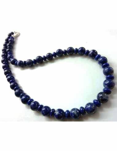 Collier lapis lazuli creation