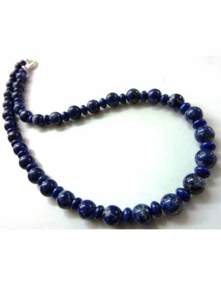 Collier lapis lazuli creation
