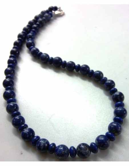 Collier lapis lazuli creation