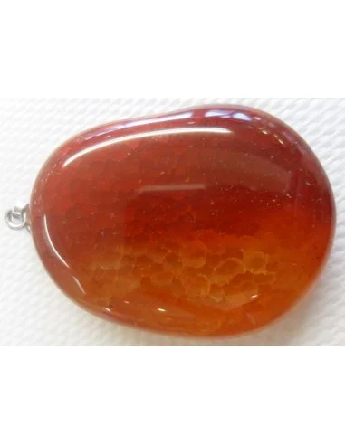 Agate de feu en pendentif