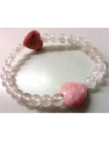 Bracelet Q rose, rhodocrosite Bracelet Q rose, rhodocrosite