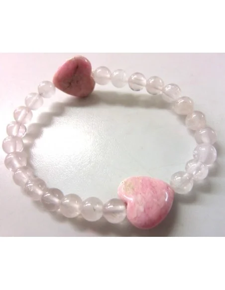 Bracelet Q rose, rhodocrosite Bracelet Q rose, rhodocrosite