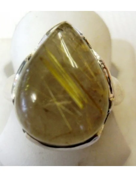 Quartz rutile en bague Quartz rutile en bague